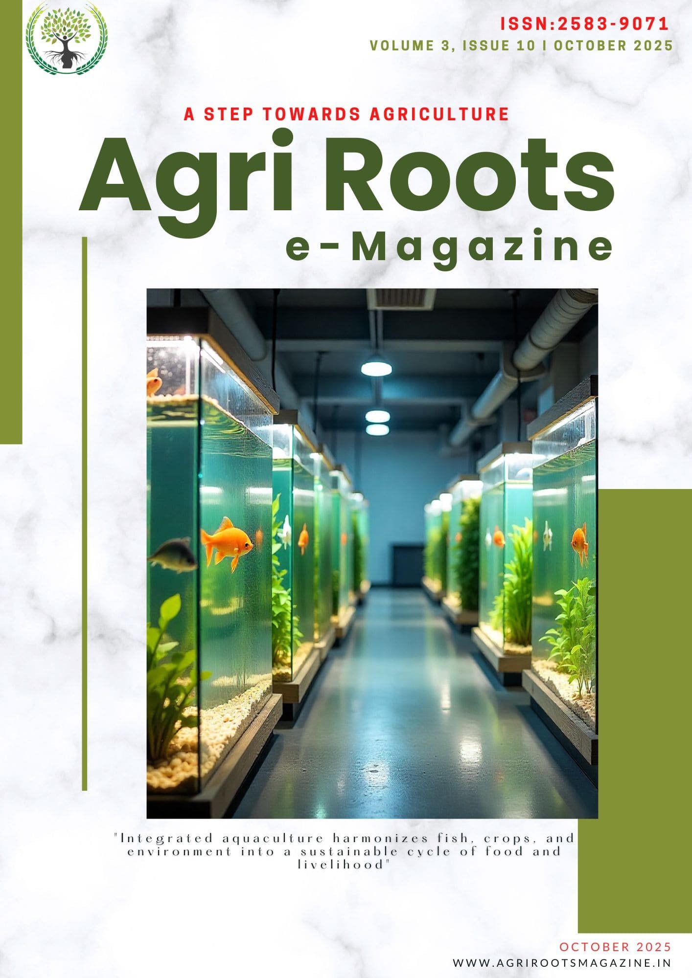 Vol 3, Issue 10, October 2025 - Agri Roots e-Magazine